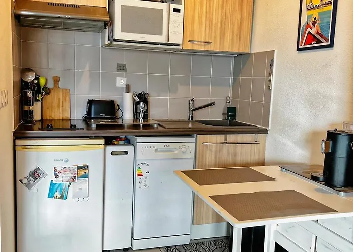 Grand Studio, Coin Nuit Separe, Terrasse Et Garage Privatif Appartement