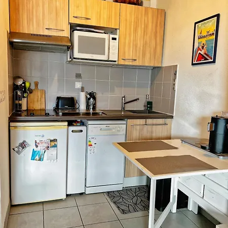 Grand Studio, Coin Nuit Separe, Terrasse Et Garage Privatif דירה