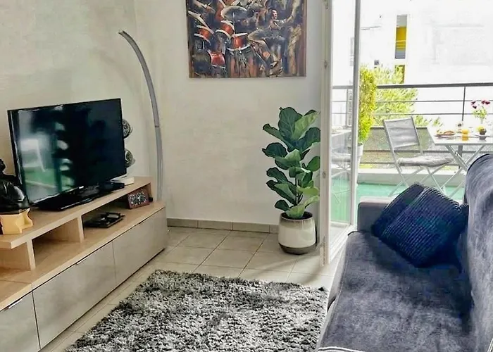 Grand Studio, Coin Nuit Separe, Terrasse Et Garage Privatif *